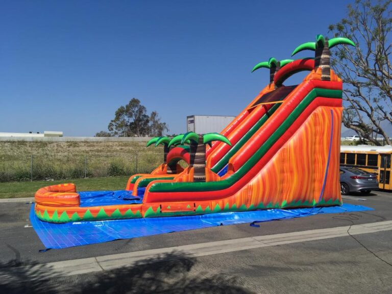 22 foot fire water slide for rent fontana